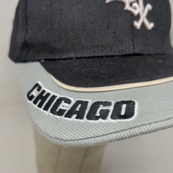 '47 Brand Chicago White Sox Men's Strapback Hat Black Size OS Embroidered Logo - Picture 5 of 13